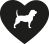 Herz mit Hund